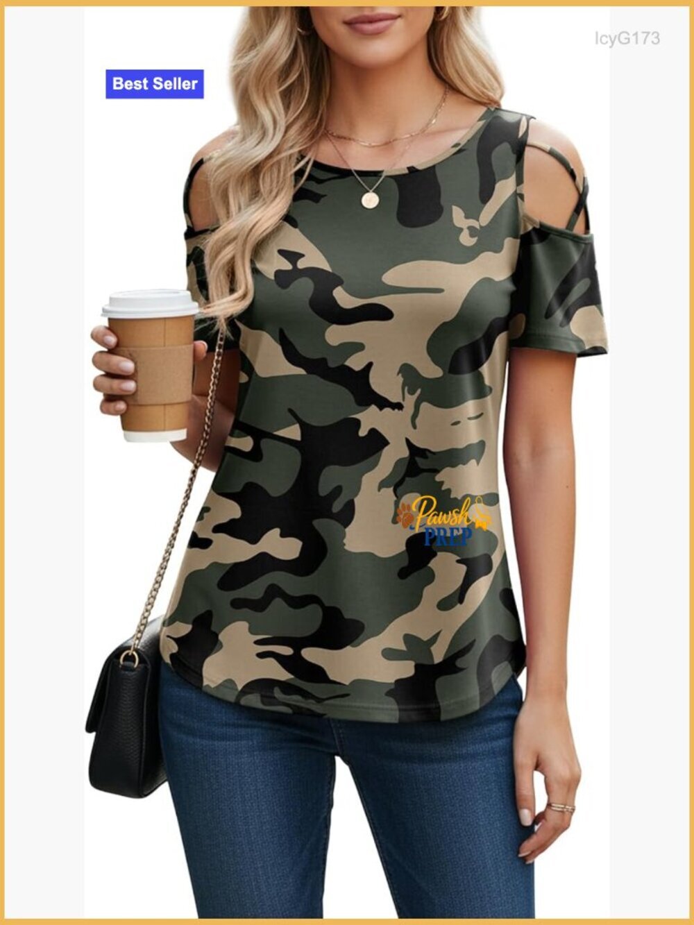 Strappy Cold Shoulder Tunic Top Short Sleeve Summer Blouse